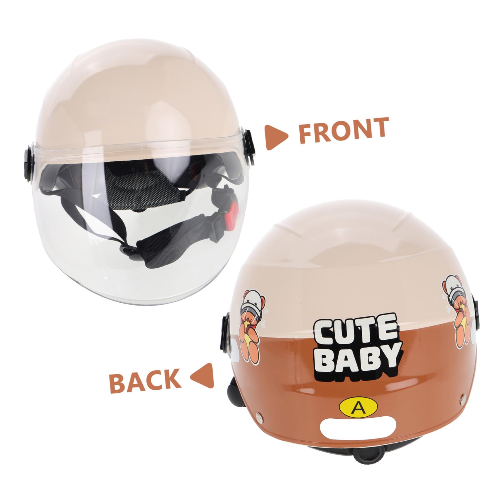 BESPORTBLE Casque de Vélo pour Garçon et Filles Motifs Cartoon Mignons, Ajustable Sangles Confortables en Abs et Écume, pour Multisports et Sorties en Trottinette