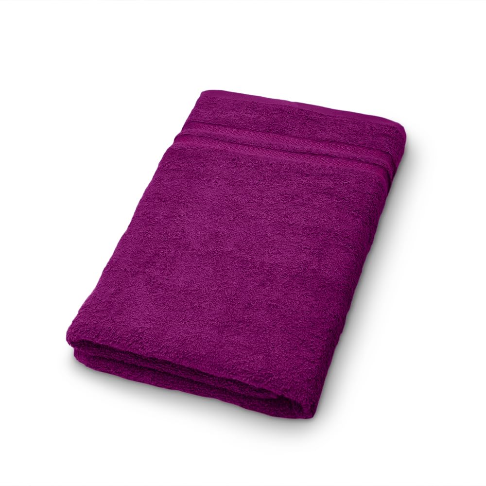 Welspun 100% Cotton Quick Dry Bath Towel - Red -13