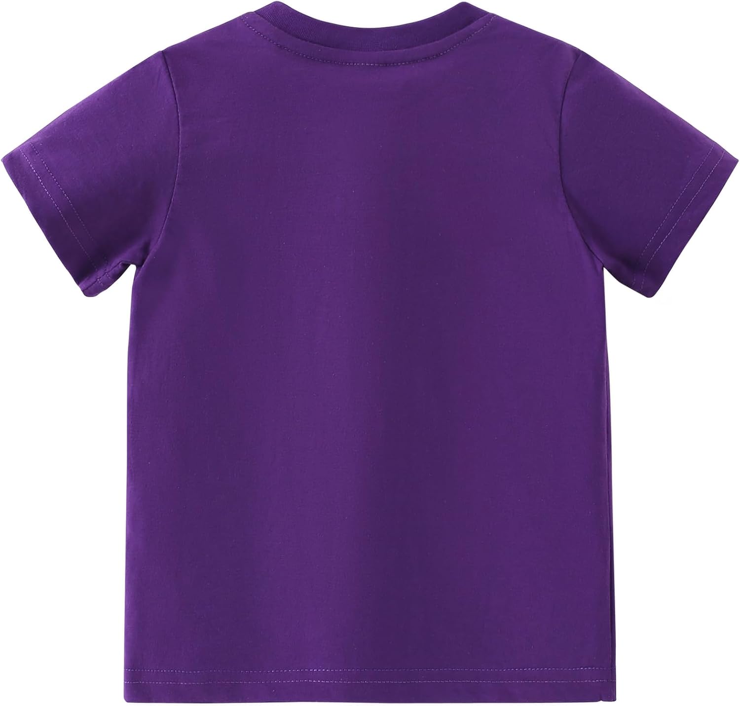 AMIYAN Toddler T Shirts Boys Girls Basic Tee Summer Cotton T-Shirts Crewneck Short Sleeve Shirts for Kids 2-7Y - Image 3