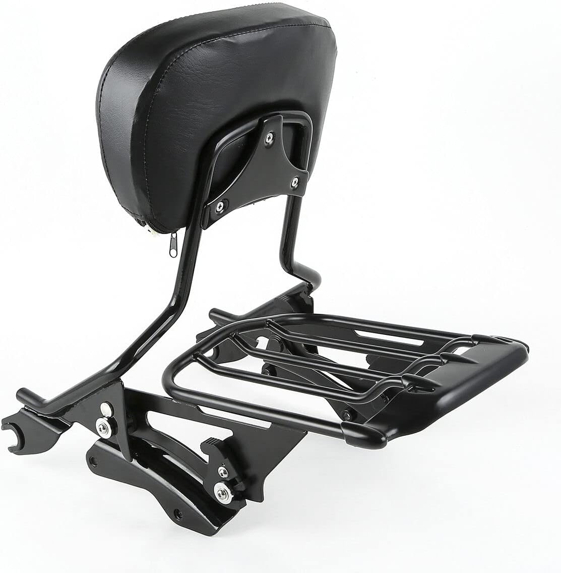TCMT Black Sissy Bar Air Wing Luggage Rack Docking Hardware Kit Fit For Harley Touring CVO Road Glide Street Glide Road King Electra Glide 2014-2025