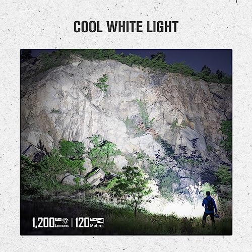 Olight Seeker 4 Mini Rechargeable Edc Flashlight With 365Nm Uv Combo 1200 Lumens White Light, Portable Black Light For Outdoors, Cleanliness Detection And Emergency(Cool White Light: 5700~6700K) #TOP1