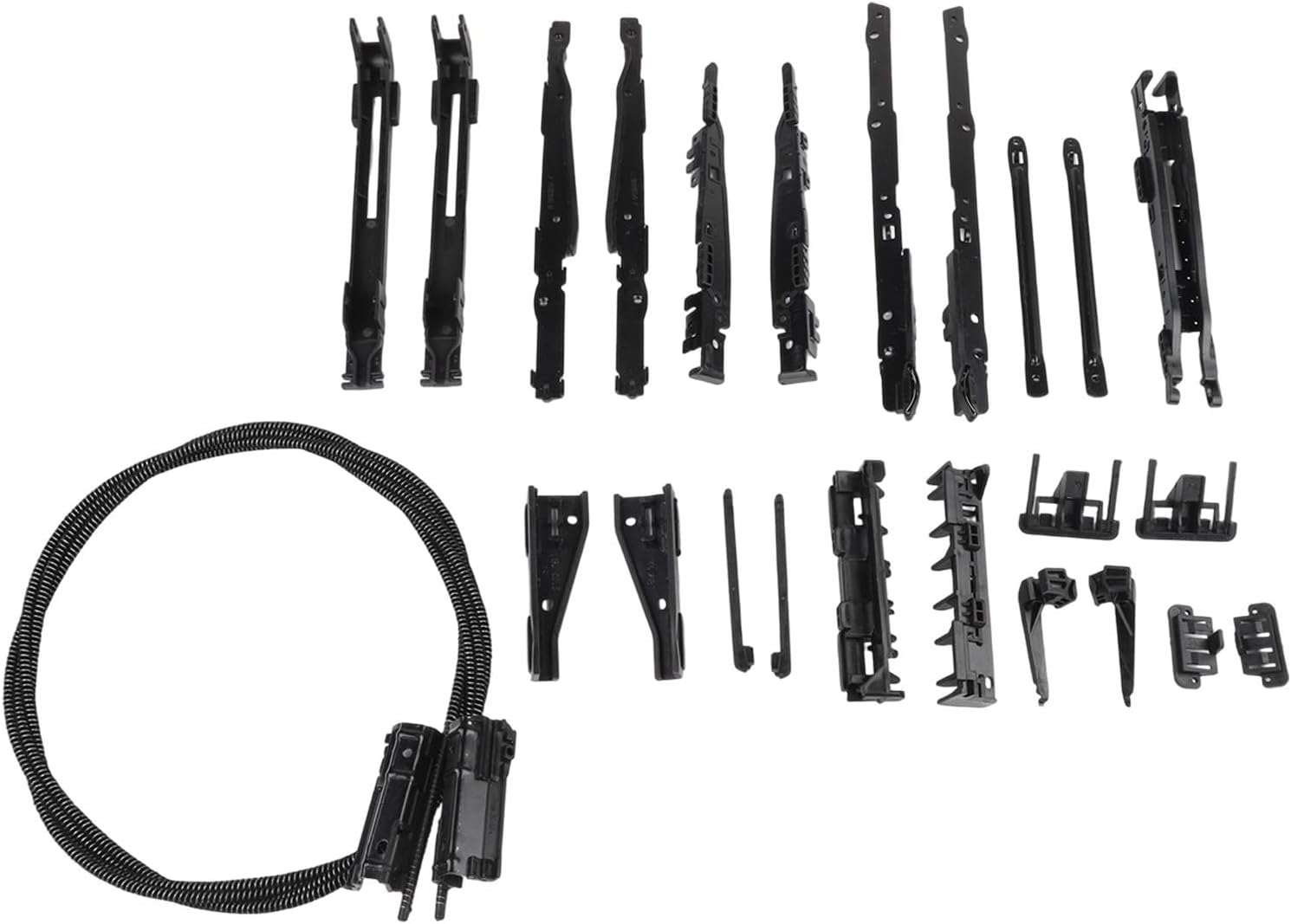 Panoramic Sunroof Repair Kit Cable, ABS Black for BMW X5 E70 F15 and X3, E83, E53, OEM 54137118849, 54107278144 Exterior Replacement Accessory for Car Truck for FENDERS
