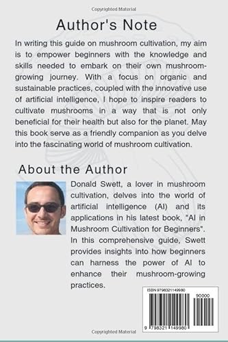 AI in Mushroom Cultivation for Beginners: A Medicinal, Beginner-Friendly, Organic Mushroom Cultivati