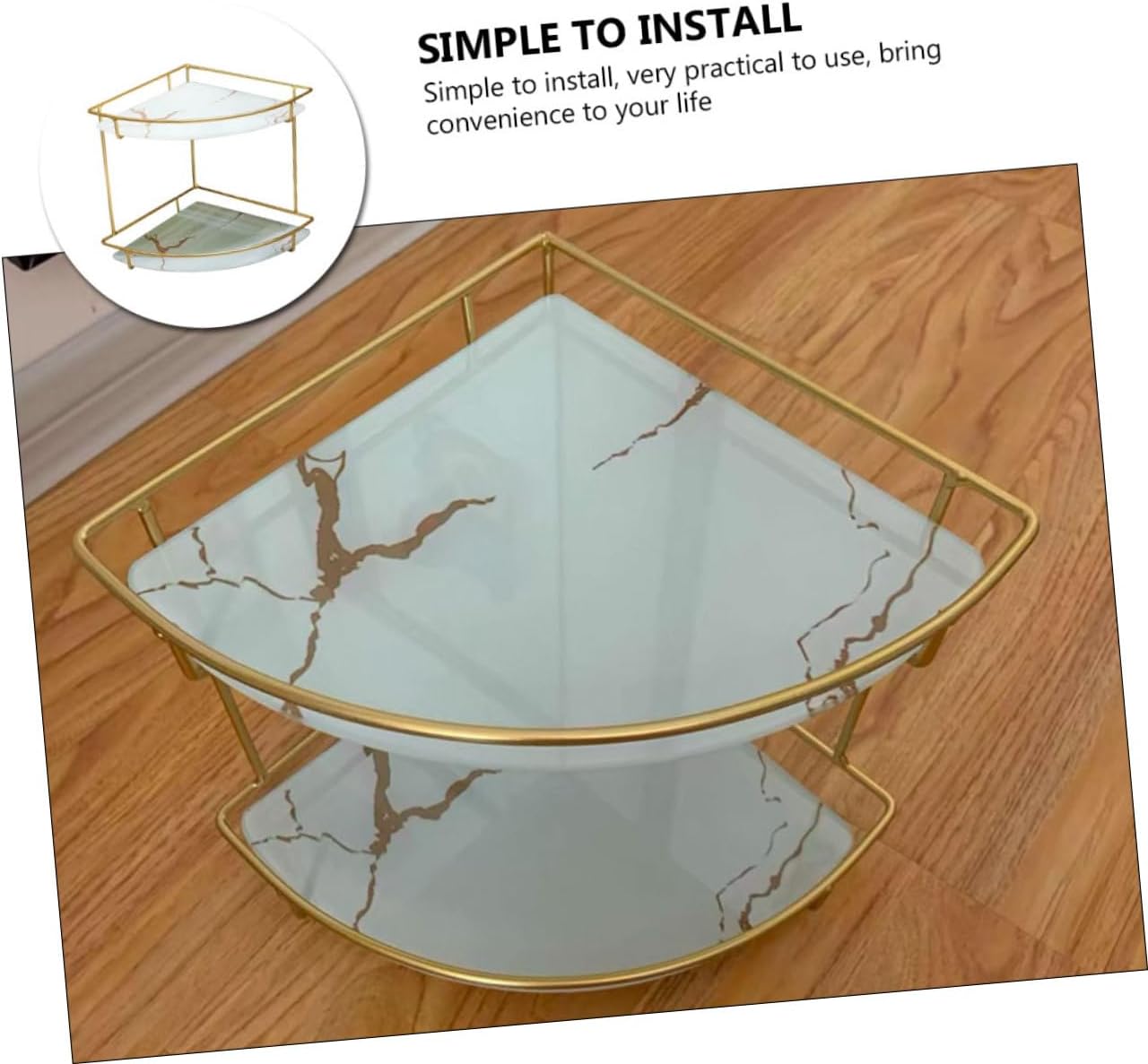 Bathroom Organization Counter Organizer Corner Rack Shelf Makeup Storage Vanity Organizer