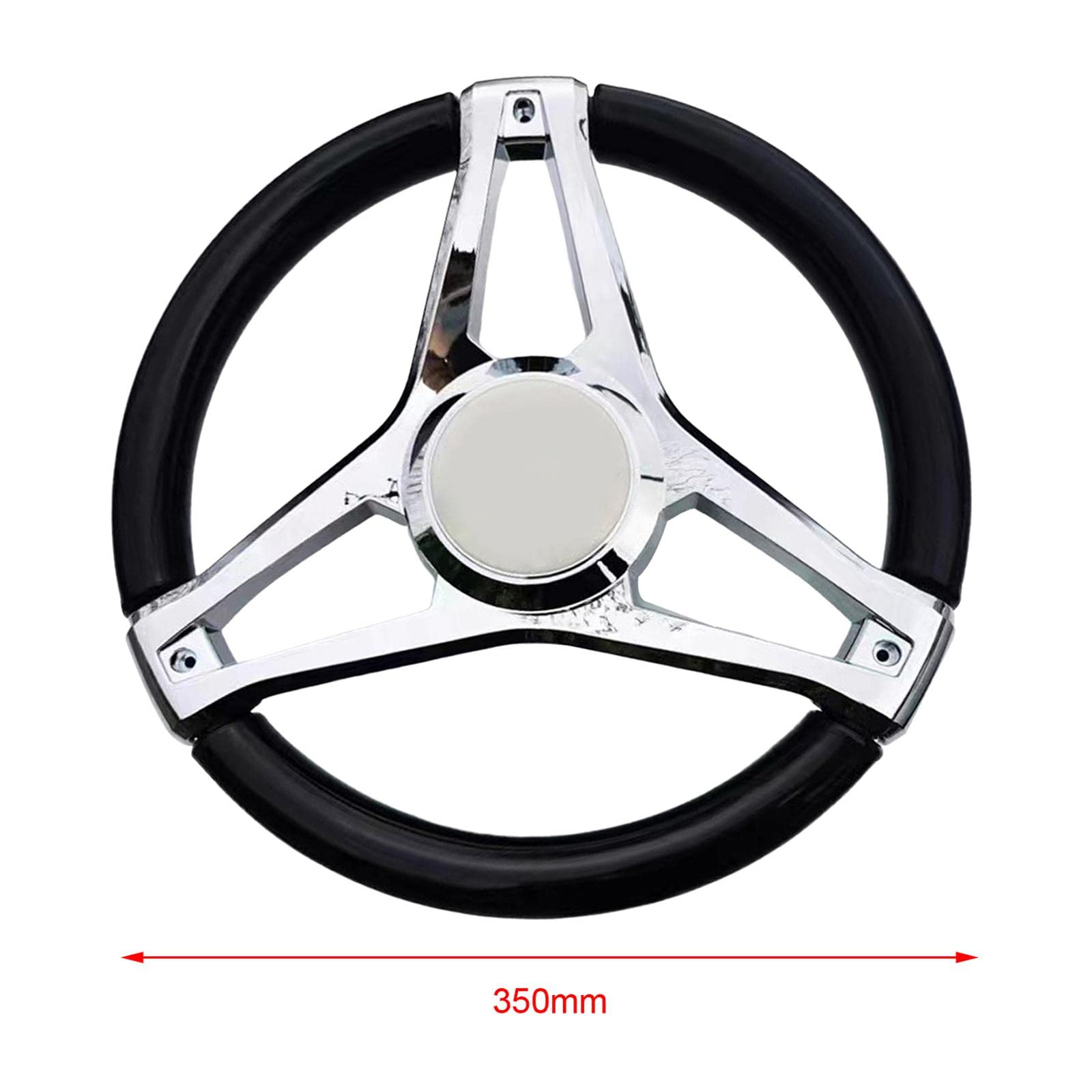 Volante Universal para vehículos acuáticos de 350mm Duradero para yate de lancha rápida