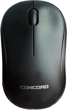CONCORD Wireless Kablosuz 3D Mouse (Siyah)