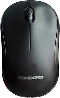 CONCORD Wireless Kablosuz 3D Mouse (Siyah)