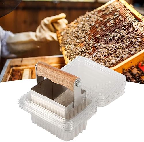 Miniatura 8 de Fydun Less Steel Comb Honey Cutter Scraper with Plastic Case Cutting Tool Beeke Accessories for Men and Women