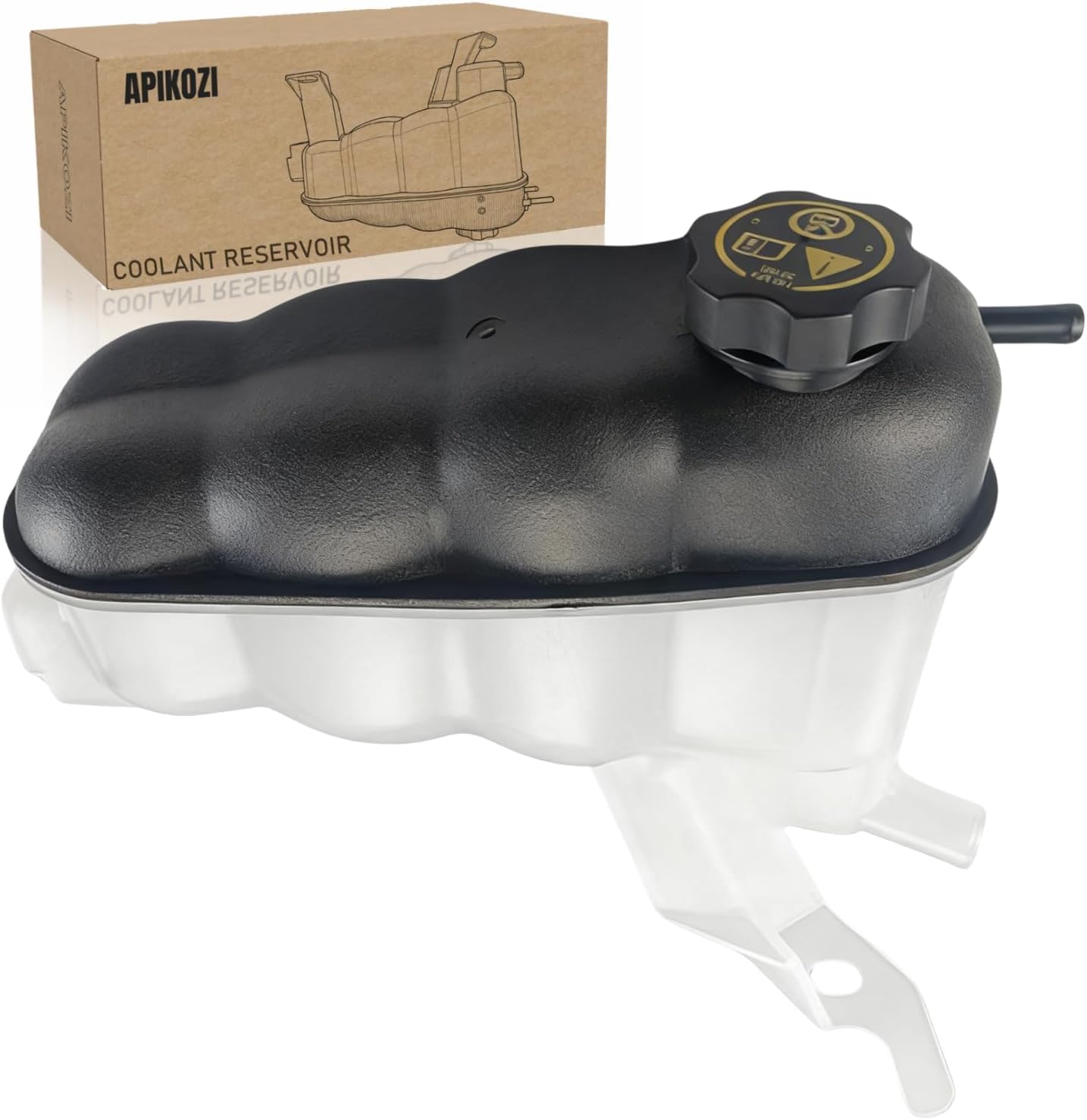 22870828 Engine Coolant Reservoir Tank with Cap Fit for Silverado 1500 Sierra 1500 Suburban Tahoe Yukon Escalade 2007 2008 2009 2010 1011 2012 2013 Coolant Overflow Tank Replace 603-054