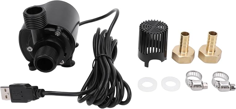 Submersible Water Pump DC 5V 4W 500L/H 180cm Lift IP68 Ultra Quiet USB Brushless Fountain LBLBLB Aquarium Aquarium