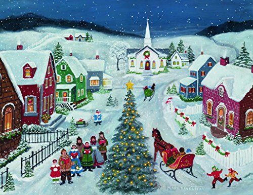 Lang, Silent Night Boxed Christmas Cards (18 pack) w/Decorative Box by Mary Singleton