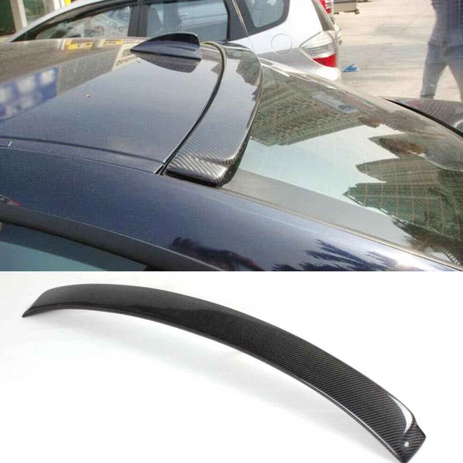 Real Carbon Fiber Rear Roof Spoiler for BMW 3 Series E92 2006-2013 320i 323i 325i 328i 330i 335i M3 Coupe Rear Window Top Wing Lip Factory Outlet