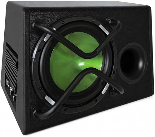 Active Subwoofer 10 120W RMS with Signal Cable 360 Surround Sound - CTC-MY1012 - Plastic - Speakers