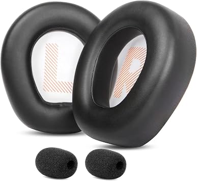 Ear Pads Cushion Memory Foam Earpads Replacement Compatible with JBL Quantum 200 300 Q200 Q300 Gaming Headphone Protein Leather