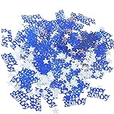 Happy Birthday Confetti for Table Decorations - Blue Confetti for Party Decorations, Glitter Happy B