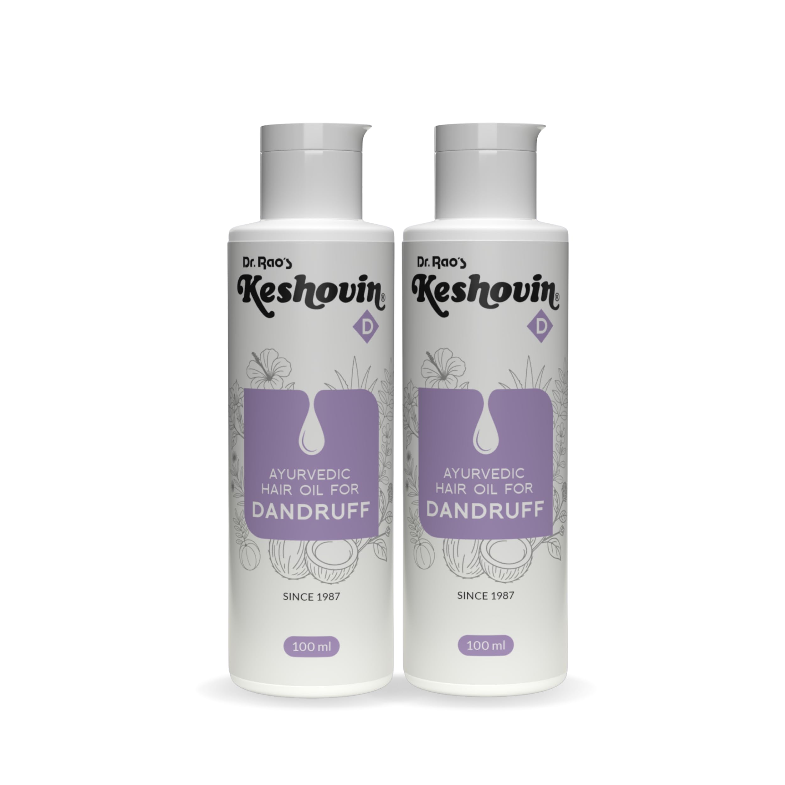 Dr.Rao's Dan-F Ayurvedic Anti-Dandruff Hair Tonic - 100% Herbal (Pack Of 2)-image-24