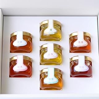 【桜川市限定】山桜はちみつと田舎はちみつの7種プチギフトセット[結蜜 Musubi-S7] 【茨城県共通品／五霞町】 国産 国産はちみつ ハチミツ 茨城県産[BS002sa]