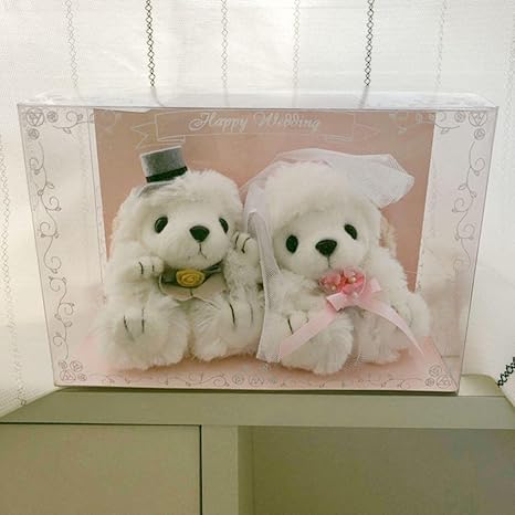 Amazon Co Jp ウェディングドール ウェルカムドール トイプードル ウェディングベア おもちゃ