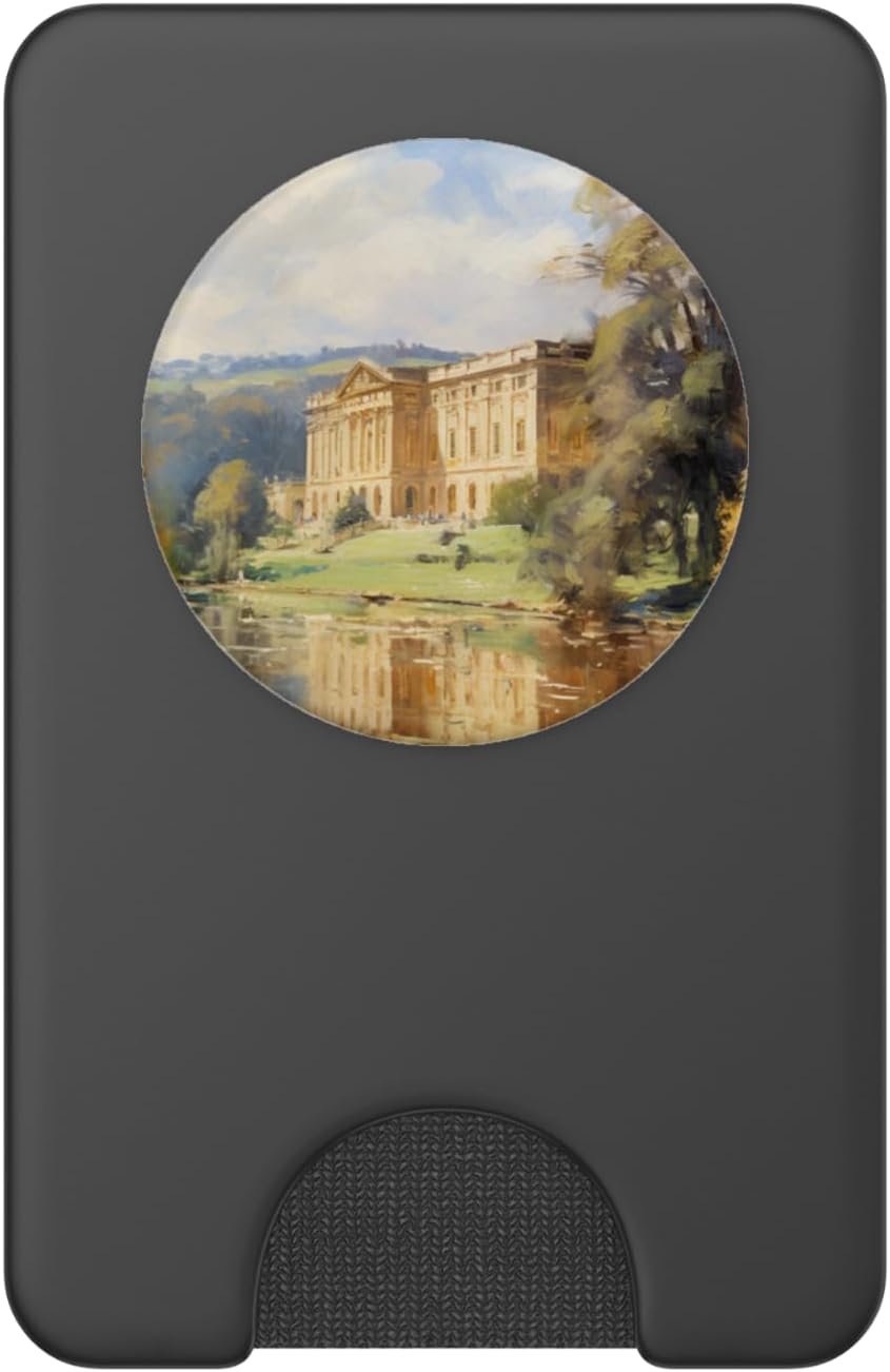Jane Austen Pemberley Art Classic Literature Regency Romance PopSockets PopWallet for MagSafe
