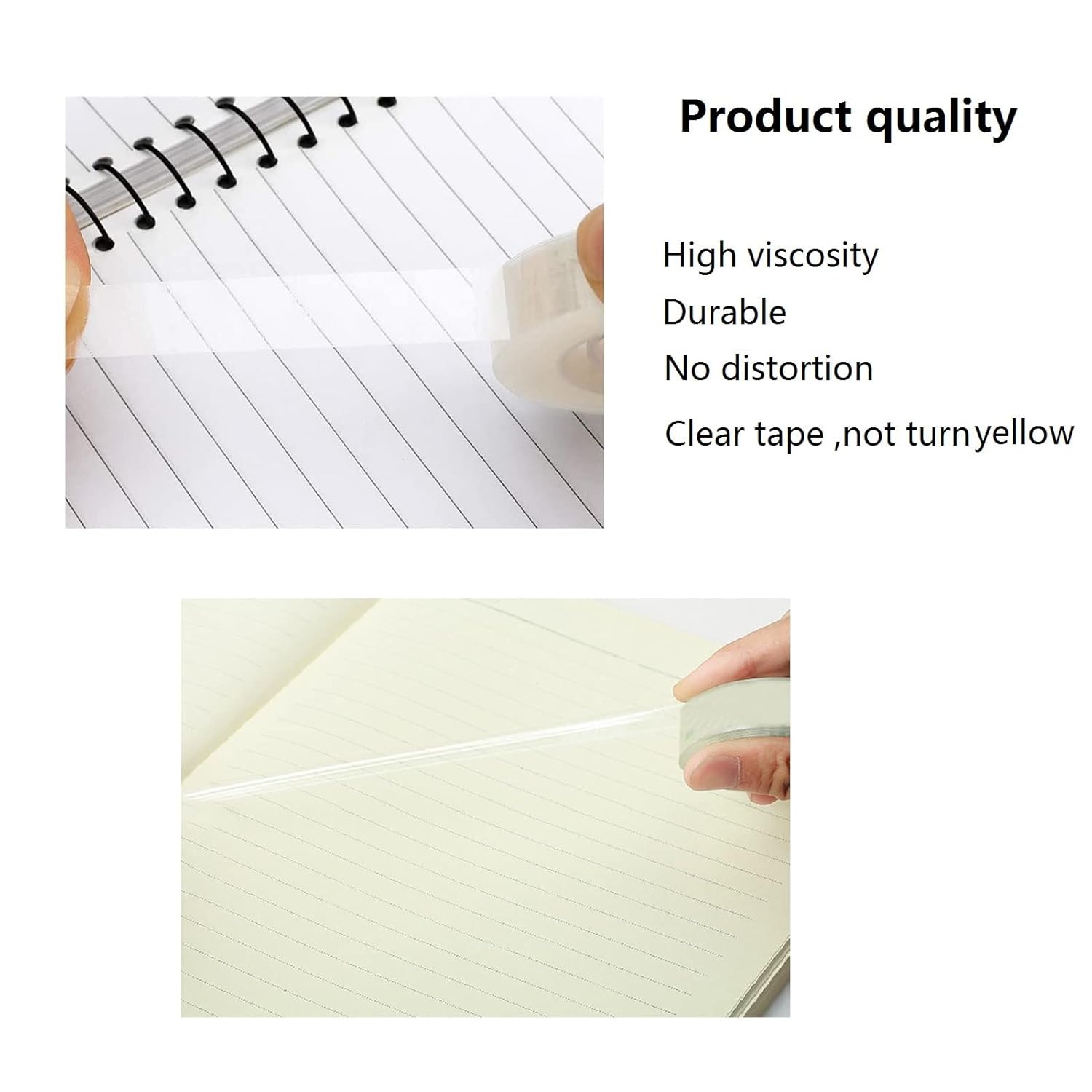 Transparent Tape, 16 Pack Clear Tape with Dispenser, Each Roll 3/4 x 1000 Inches for Office School and Home : Office Products