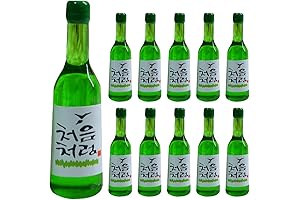 15PCS Mini Soju Korean Liquor Bottle Models