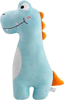 PandaEar Dinosaur Seatbelt Cover Pillow for Kids, Plush Car Seat Belt Pad | Adjustable Velcro closure, fits boosters and strollers, ages 3 and up, 7.87x17.7 in, machine washable, breathable fabric