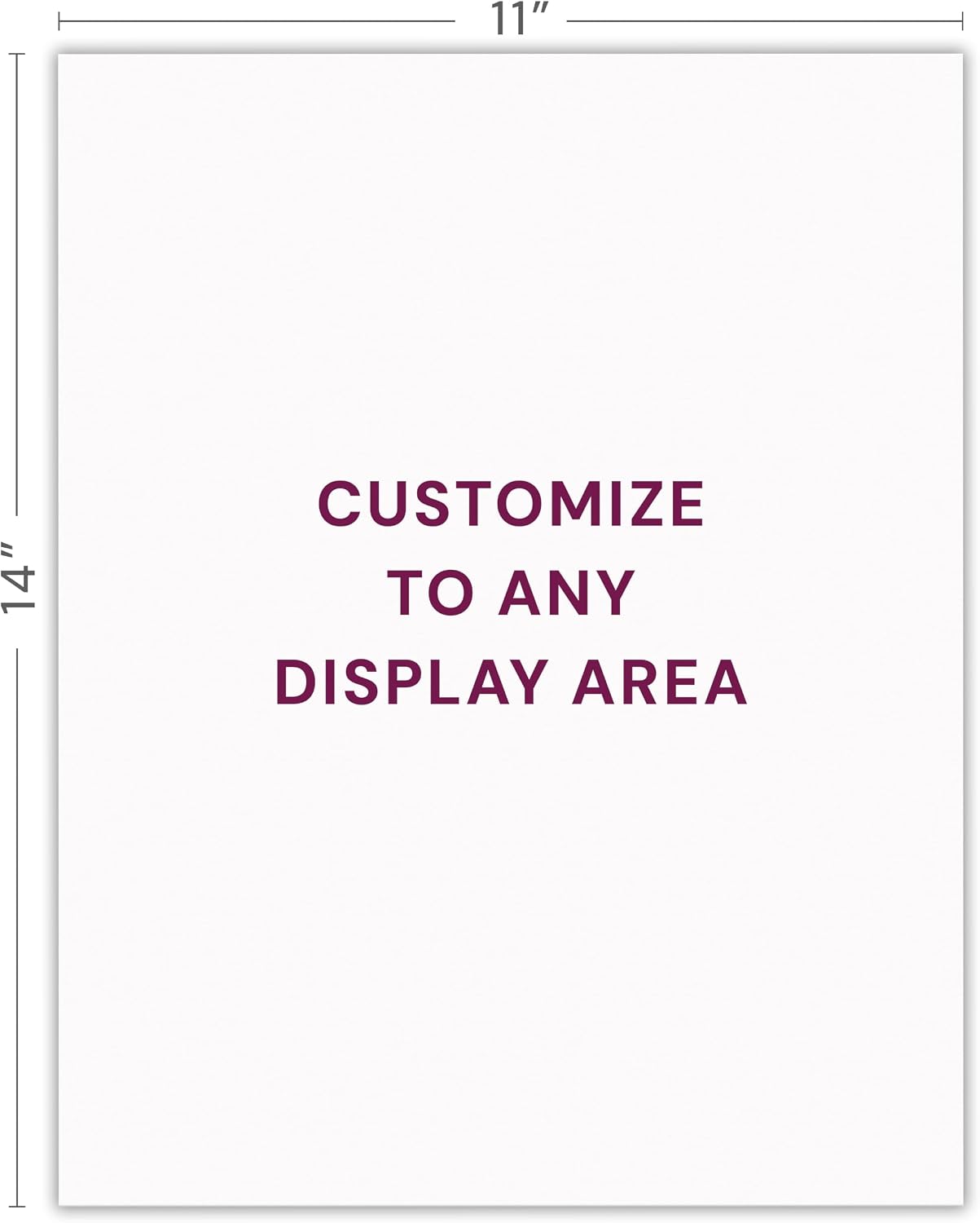 Frame Amo Pack of 10, Uncut 11x14 White Picture Mats, Backing Boards