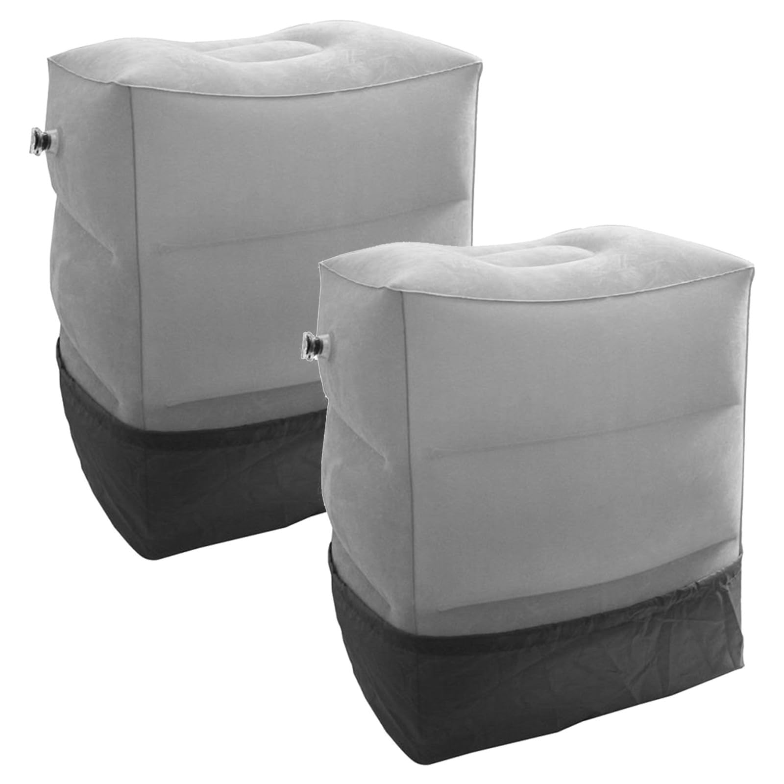 Poggiapiedi Gonfiabile da Viaggio per Treno e Aereo in Materiale Laminato a Pelo Design Ergonomico Ultraleggero per Rilassamento Gambe in Famiglia