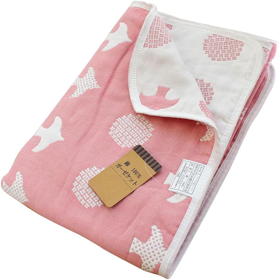 70×100☆FUWARA6重雲とお花畑のガーゼケット 70×100☆FUWARA6重雲とお花畑のガーゼケット