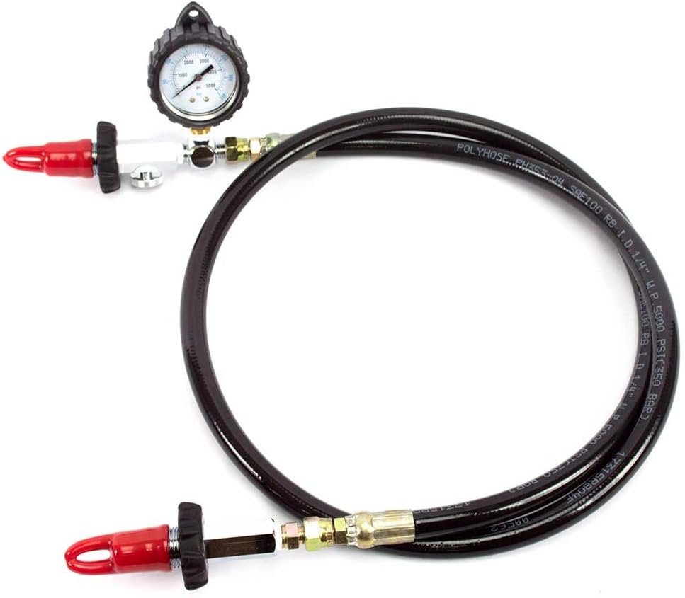 Tank Pressure Equalizer with Pressure Gauge DIN Metric Imperial PSI BAR TRANSFILL
