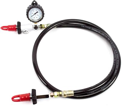 Tank Pressure Equalizer with Pressure Gauge DIN Metric Imperial PSI BAR TRANSFILL