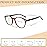 NORPERWIS 5 Pairs Reading Glasses - Standard Fit Spring Hinge Readers Glasses for Men and Women (5Color, 2.5, x)