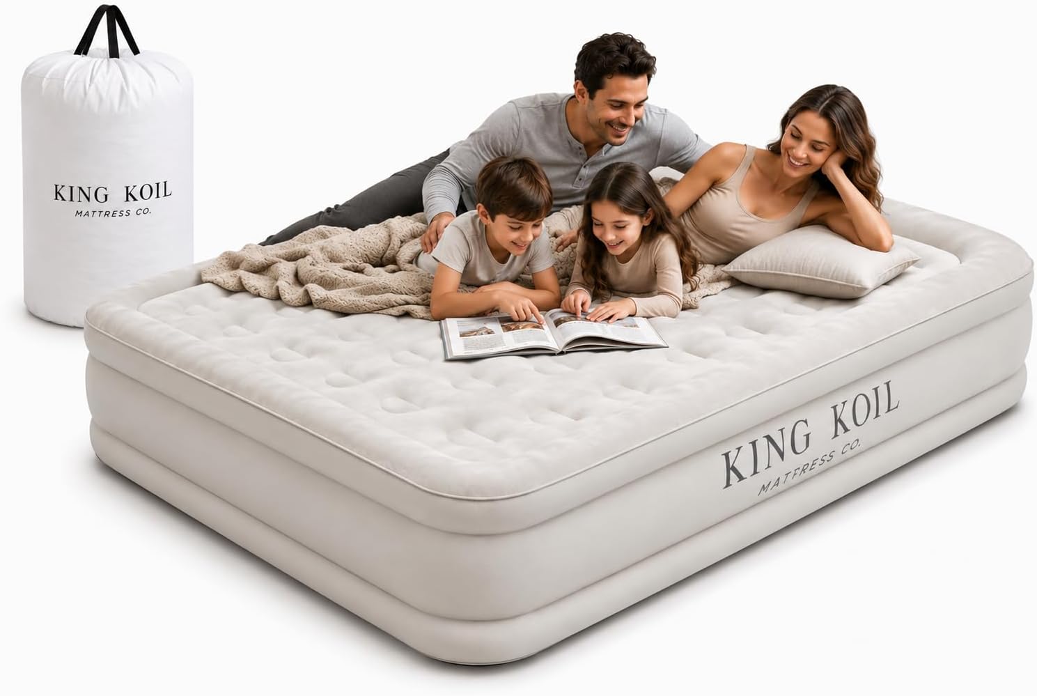 16in California King Beige Airbed