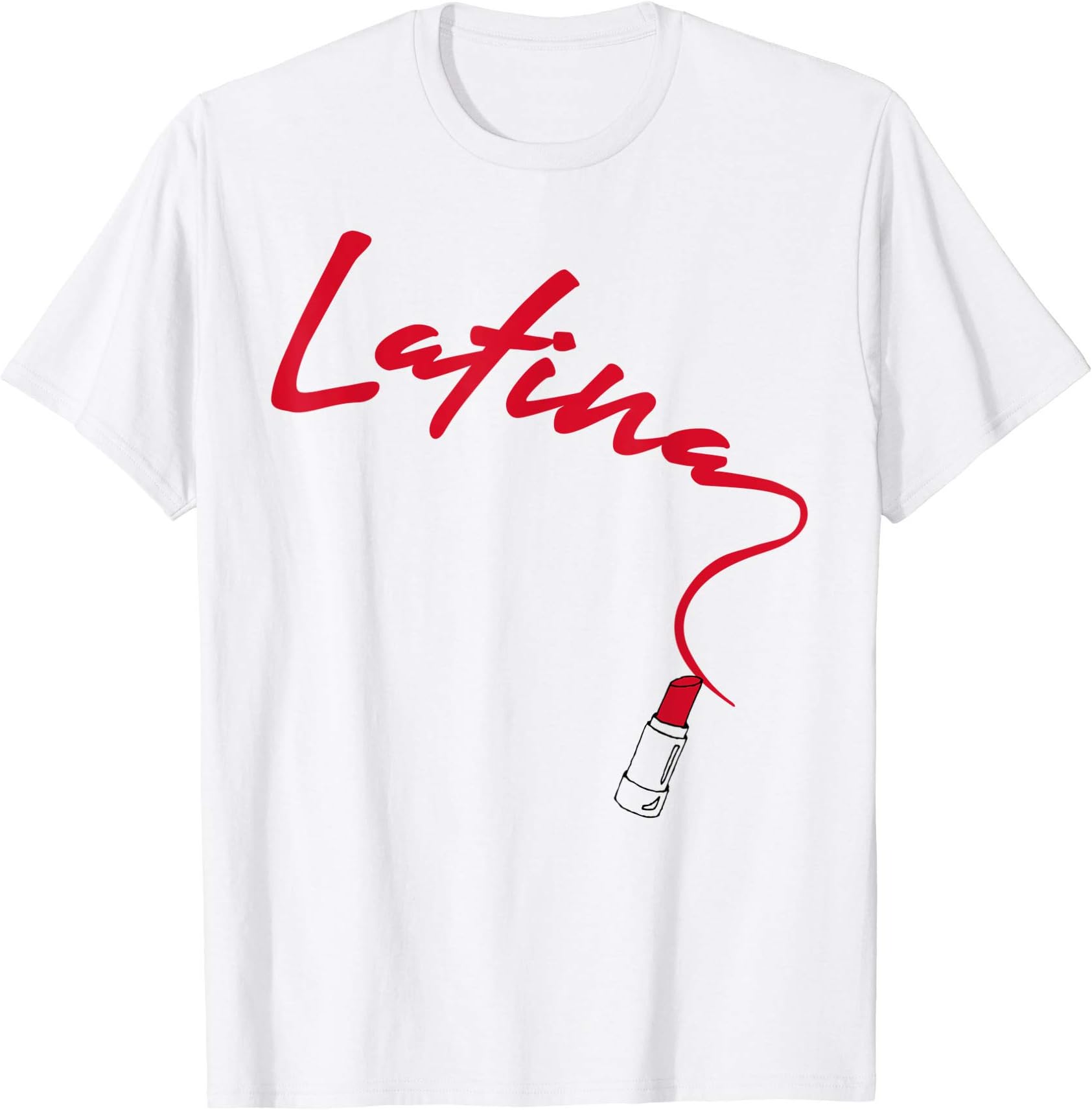 Marynes Arguello, Latina Lipstick Tee CollectionLatina Red Lips, Country, Nationality Graphic T-Shirt T-ShirtOEKO-TEX STANDARD 100