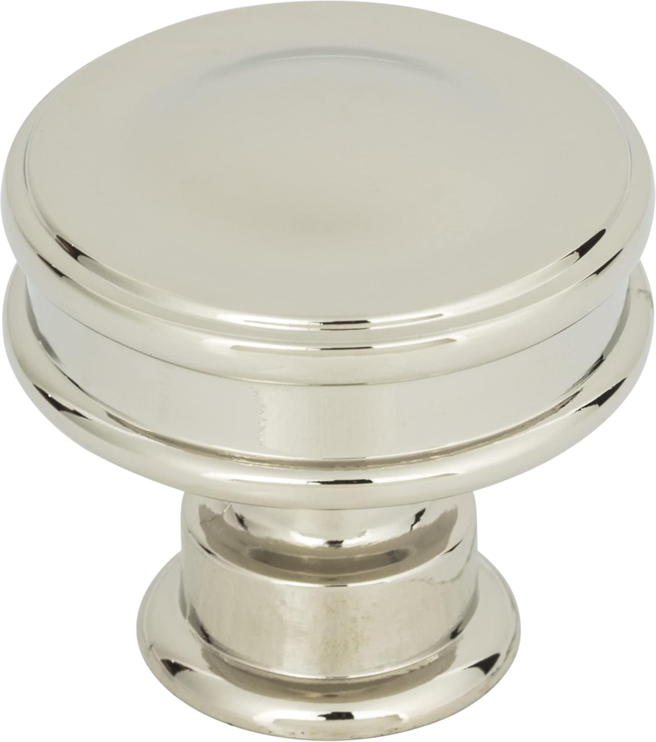 Atlas Homewares A100-PN Oskar Collection Knob, Polished Nickel