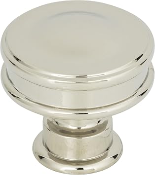 Atlas Homewares A100-PN Oskar Collection Knob, Polished Nickel