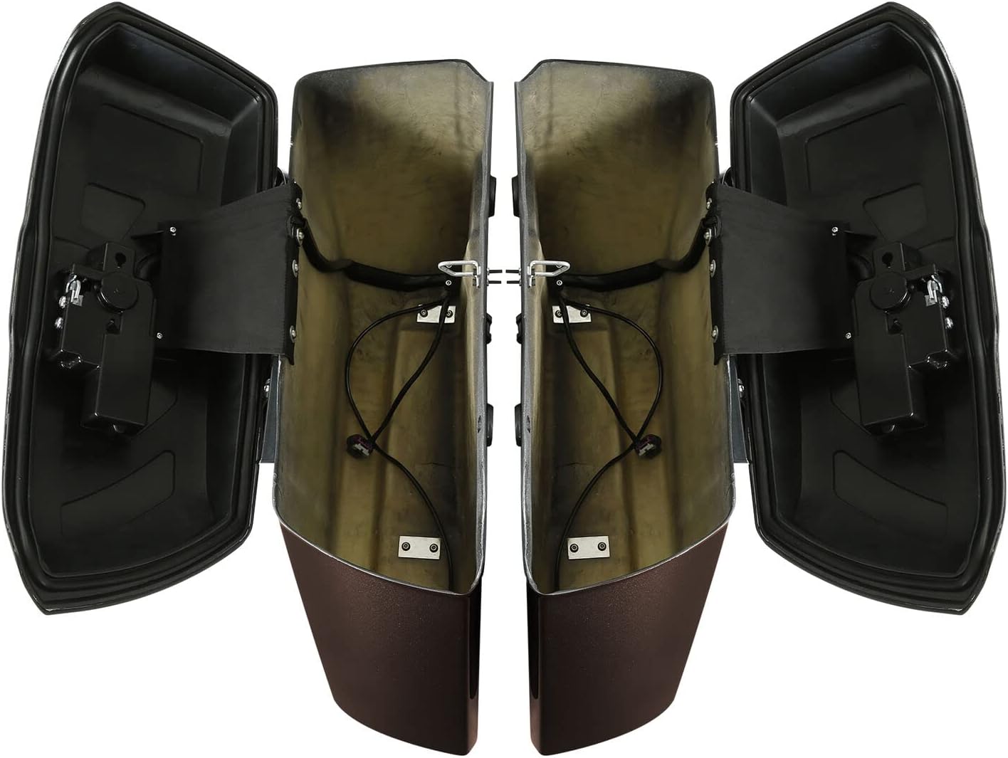 TCMT Hard Saddlebags Fit For Indian 2021-2025 Roadmaster Limited 2020-2024 Chieftain Elite 2019-2025 Chieftain Limited 2019-2025 Chieftain Dark Horse 2022-2025 Indian Pursuit