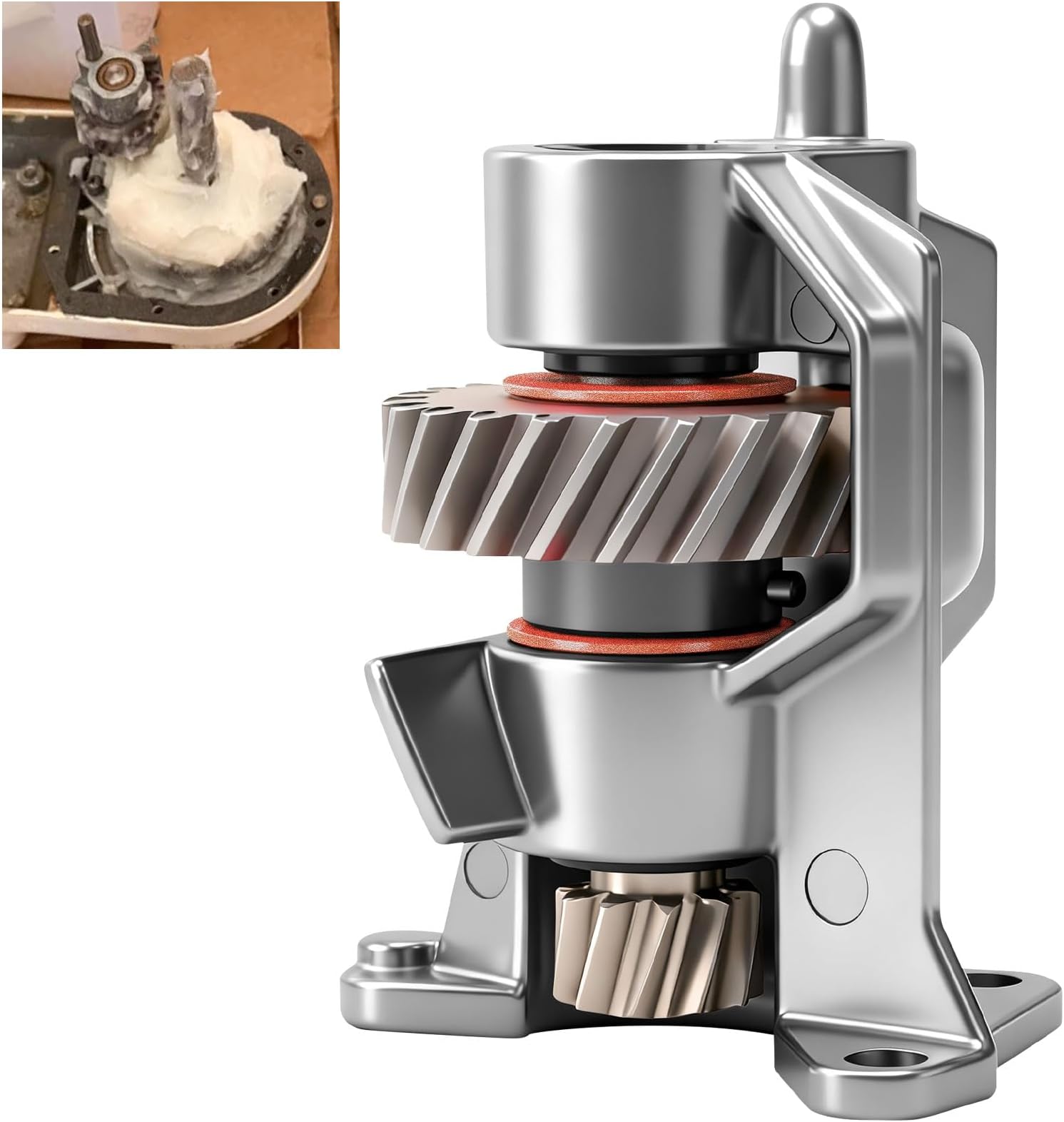 Upgrade Material WP240309-2 240309-2 Worm Gear Assembly Compatible with W-hirlpool Kitchen-aid M-aytag Mixer Replacement Gear 4162100 4169907 4162101 PS734273- Not Traditional Plastic Gears