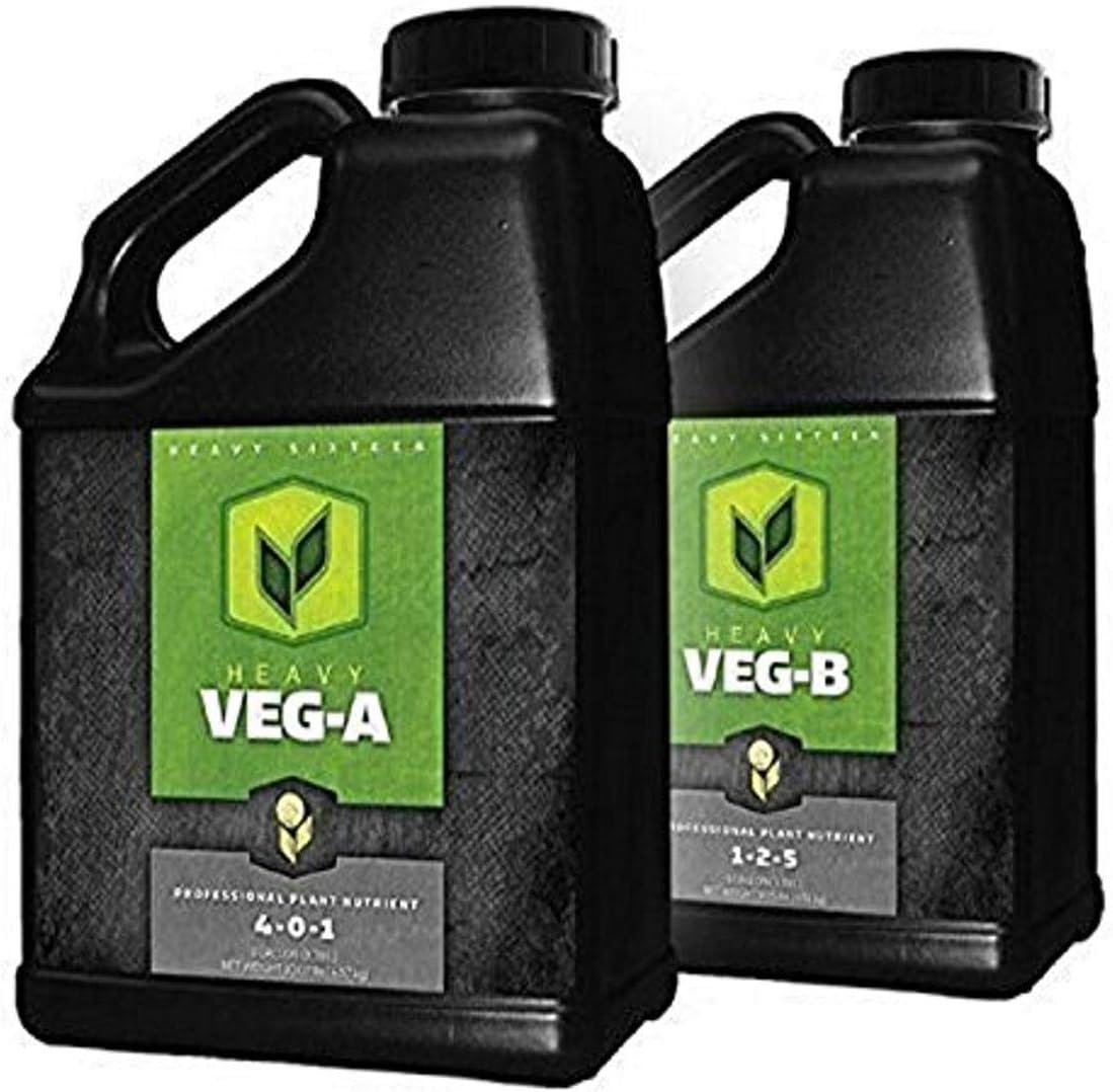 Heavy 16 H16-VEG-SET-QT Quart, 1 L Veg A and B Set, Black