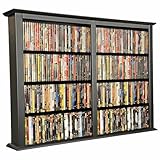 Venture Horizon Wall Mount Media Cabinet Double - Black