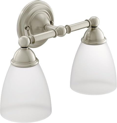 Miniatura 8 de Moen YB2262ORB Brantford - Tocador de baño de doble montaje con vidrio esmerilado, bronce aceitado