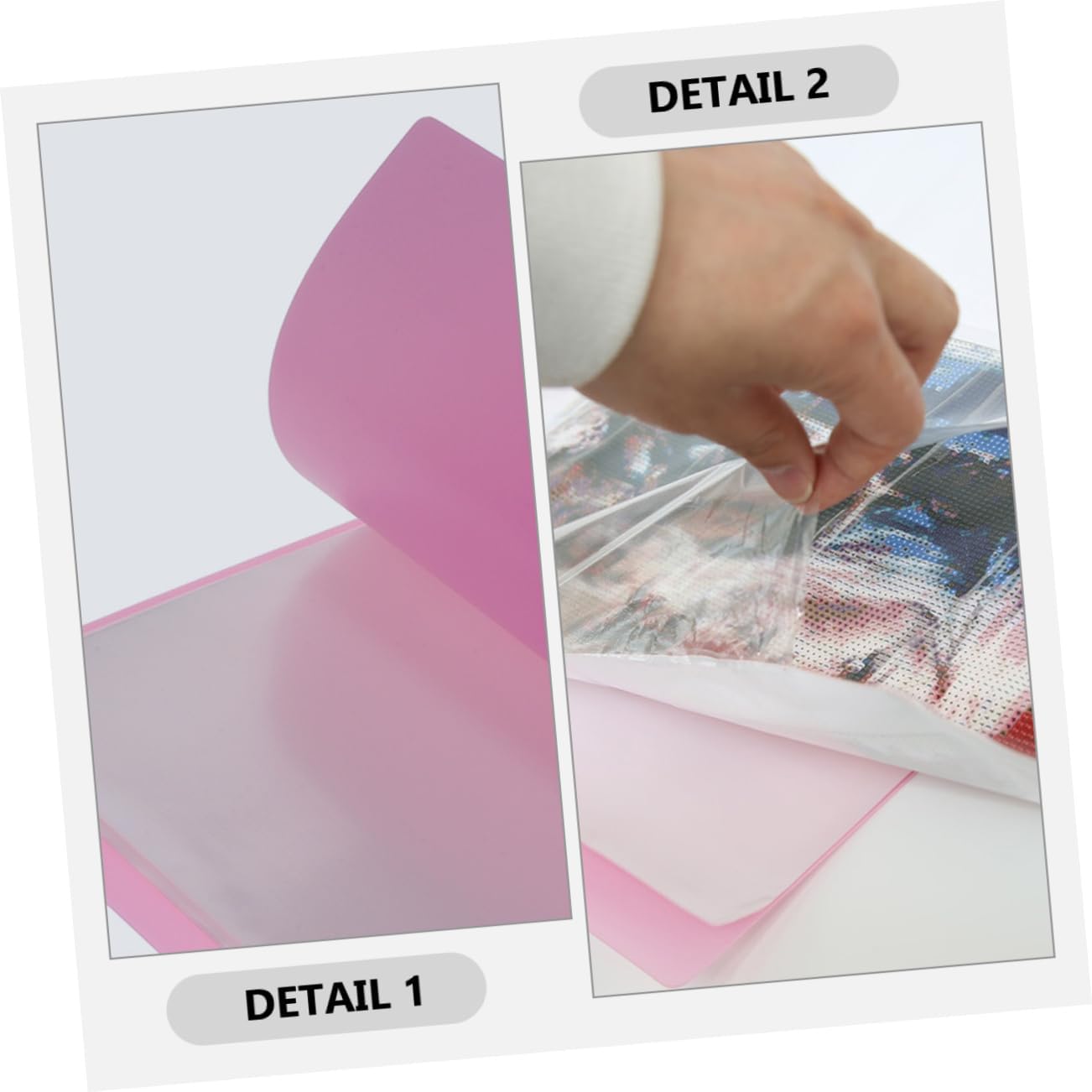 Diamond Drawing Storage Book for Students Teachers, Pink 30 Page