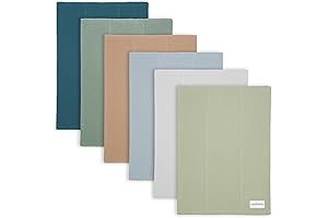 Comfy Cubs Burp Cloths 6 Pack | Large 100% Cotton | Extra...