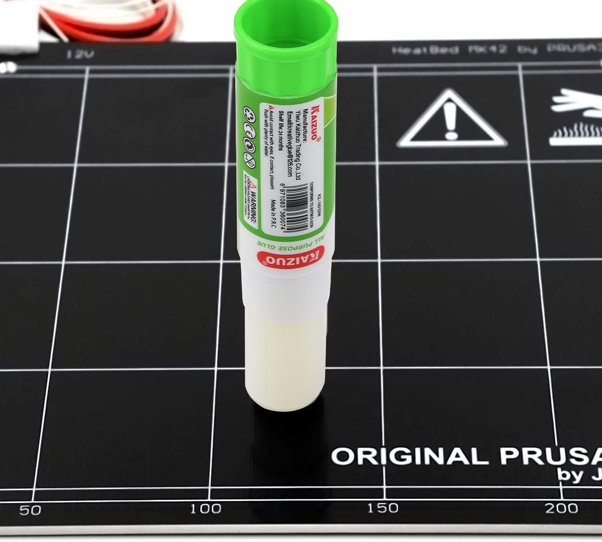 Glue Sticks for 3D Printer Bed, FYSETC PVP Solid Glue Stick Glass Bed Adhesive for Ender 3 V2 Pro - Kobrra Max - SR- Ender 5 S1 Plus -Prusa MK3S+ Heated Plate 3D Printing Filament PLA ABS PETG -3 Pcs