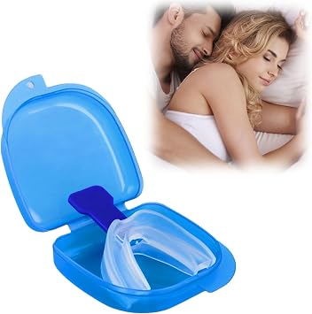 Anti Snoring Mouthpiece,Anti Snoring Mouthpiece for Women & Men,Soft & Comfortable Anti-snoring Device,Sleep Snore Mouth Guard No Shaping Required & Universal Size,Includes Storage Case
