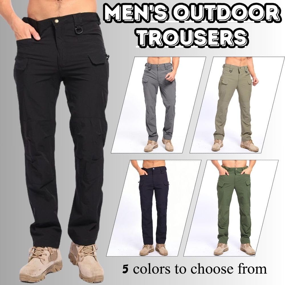 Pantalon de randonnée léger pour homme, pantalon de jogging, pantalon d'entraînement léger, pantalon de trekking d'été, extensible pour homme