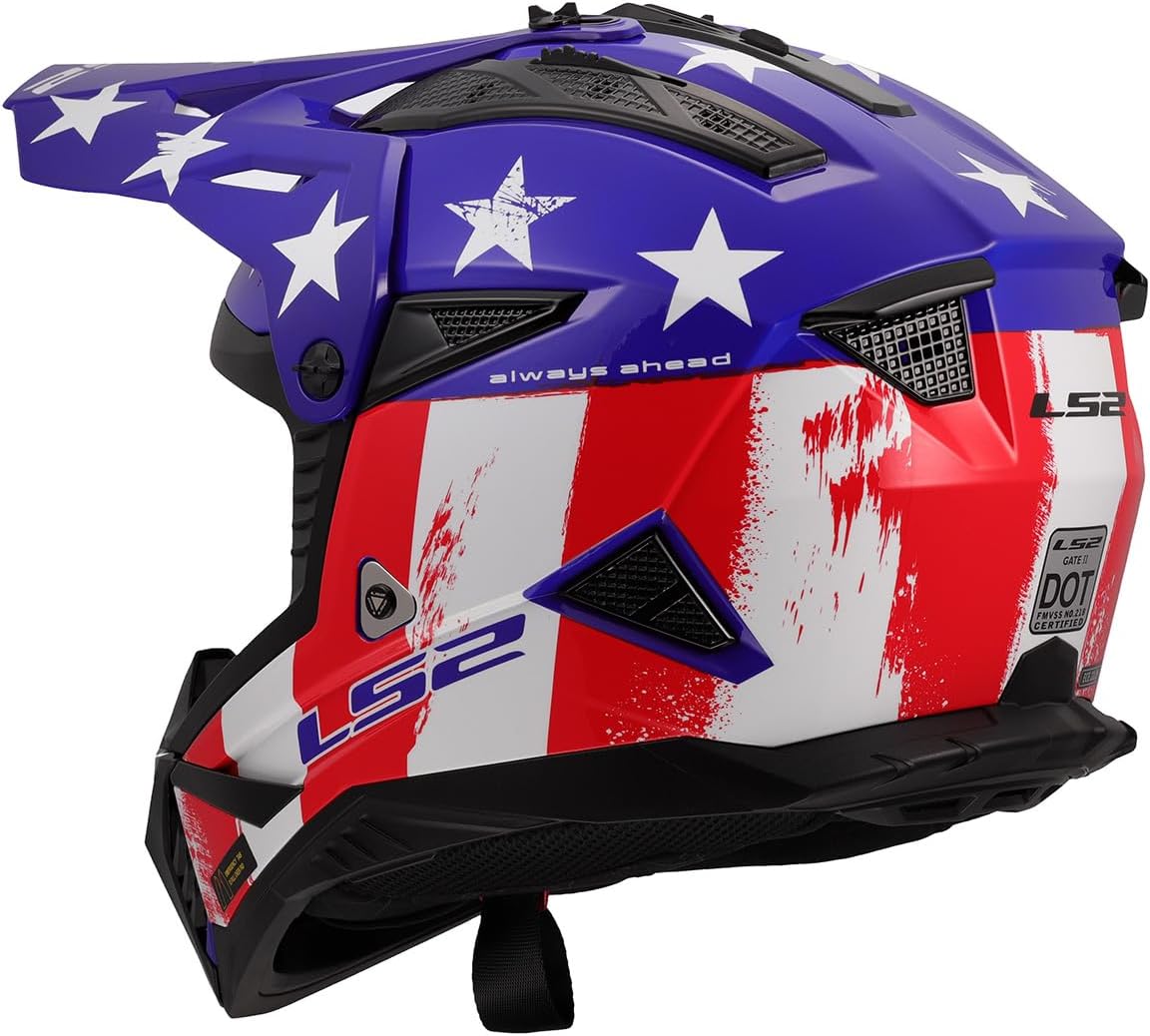 LS2 Helmets Gate II Full Face MX Motorcycle Helmet