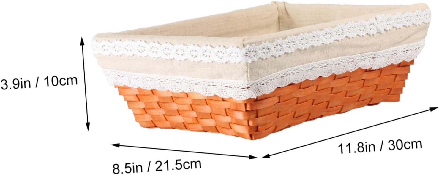LABRIMP 1pc Multi-purpose Rattan Woven Storage Basket for Desktop Organization Stylish Household Sundries Holder for Clothing Shoes Home Decor Compact and Lightweight Design image 2