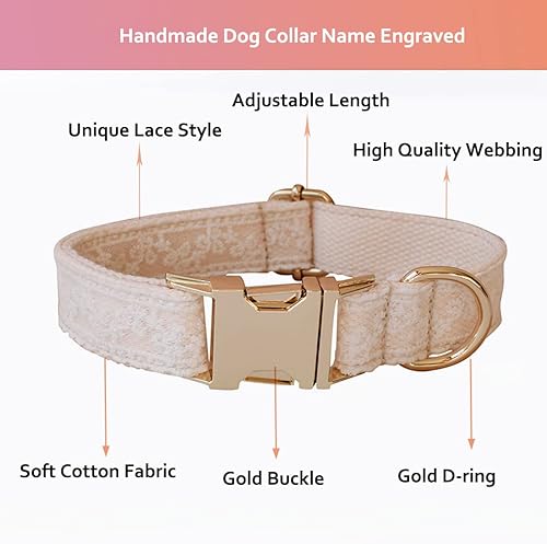 Miniatura 24 de Collares personalizados para cachorros, mascotas pequeñas, medianas y grandes con nombre y número de teléfono grabados (L, camuflaje)