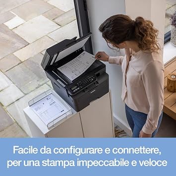 Brother MFC-L2835DW 4-in-1 Mono Laser Multifunction Device Black/White with USB WLAN & LAN Automatic Duplex Printing Exclusive to Amazon